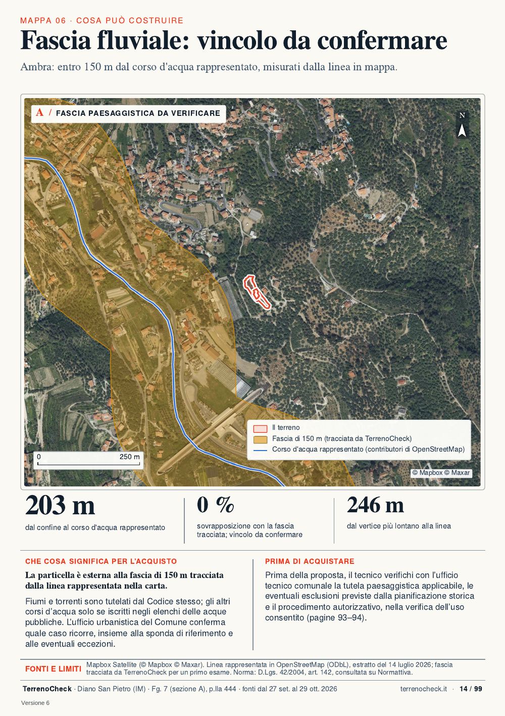 Pagina 14: Fascia fluviale: vincolo da confermare