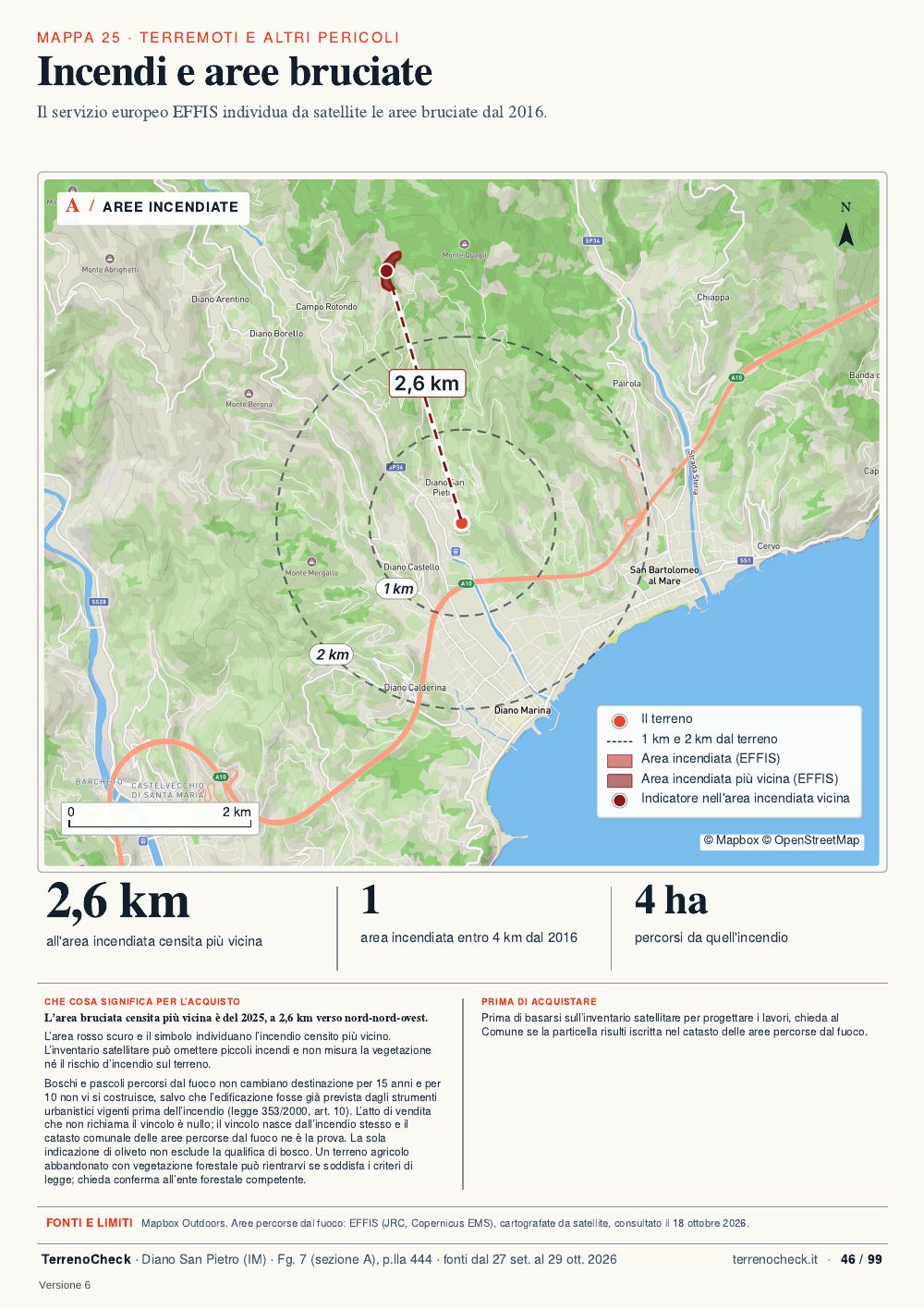 Pagina 46: Incendi e aree bruciate