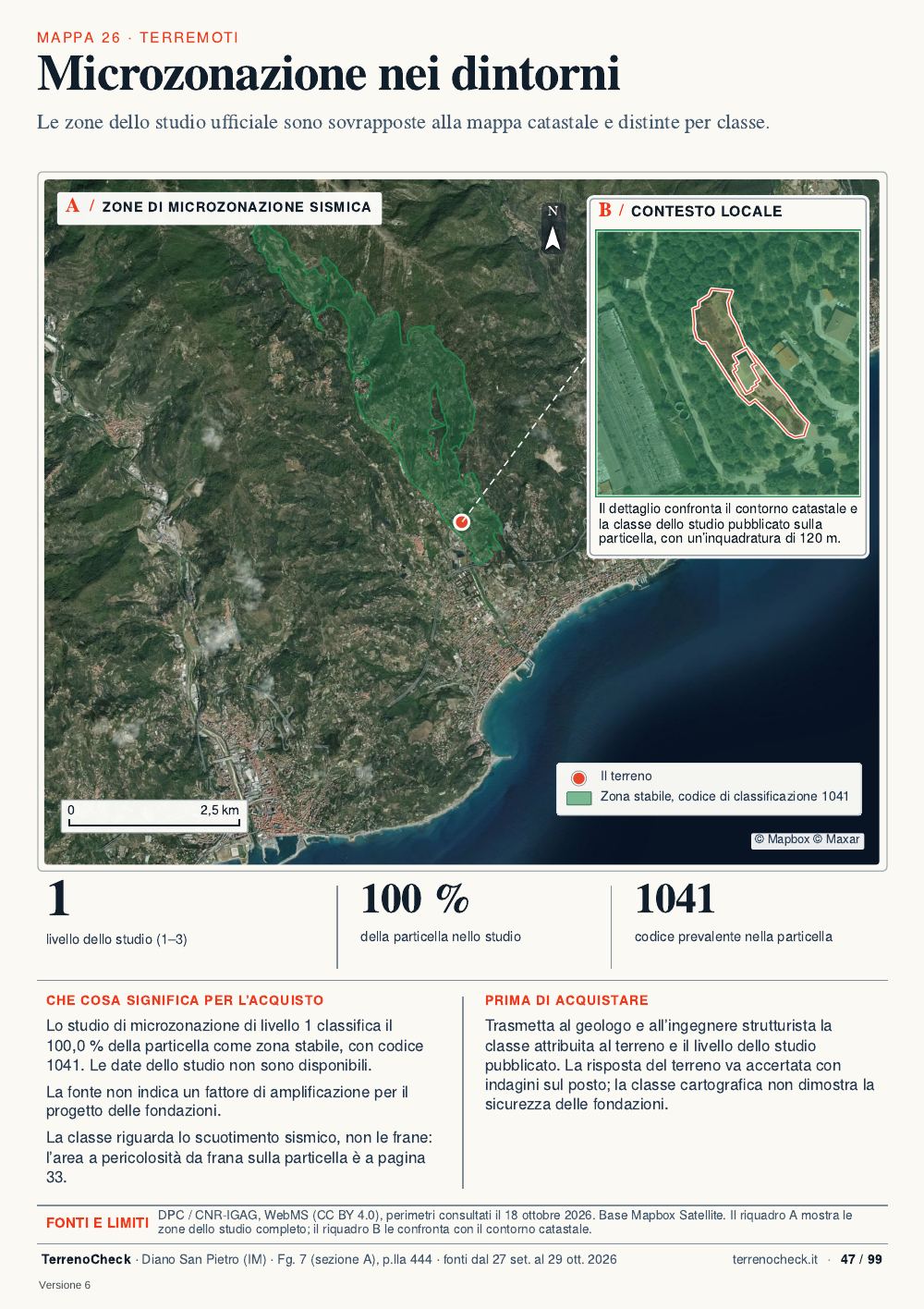 Pagina 47: Microzonazione nei dintorni