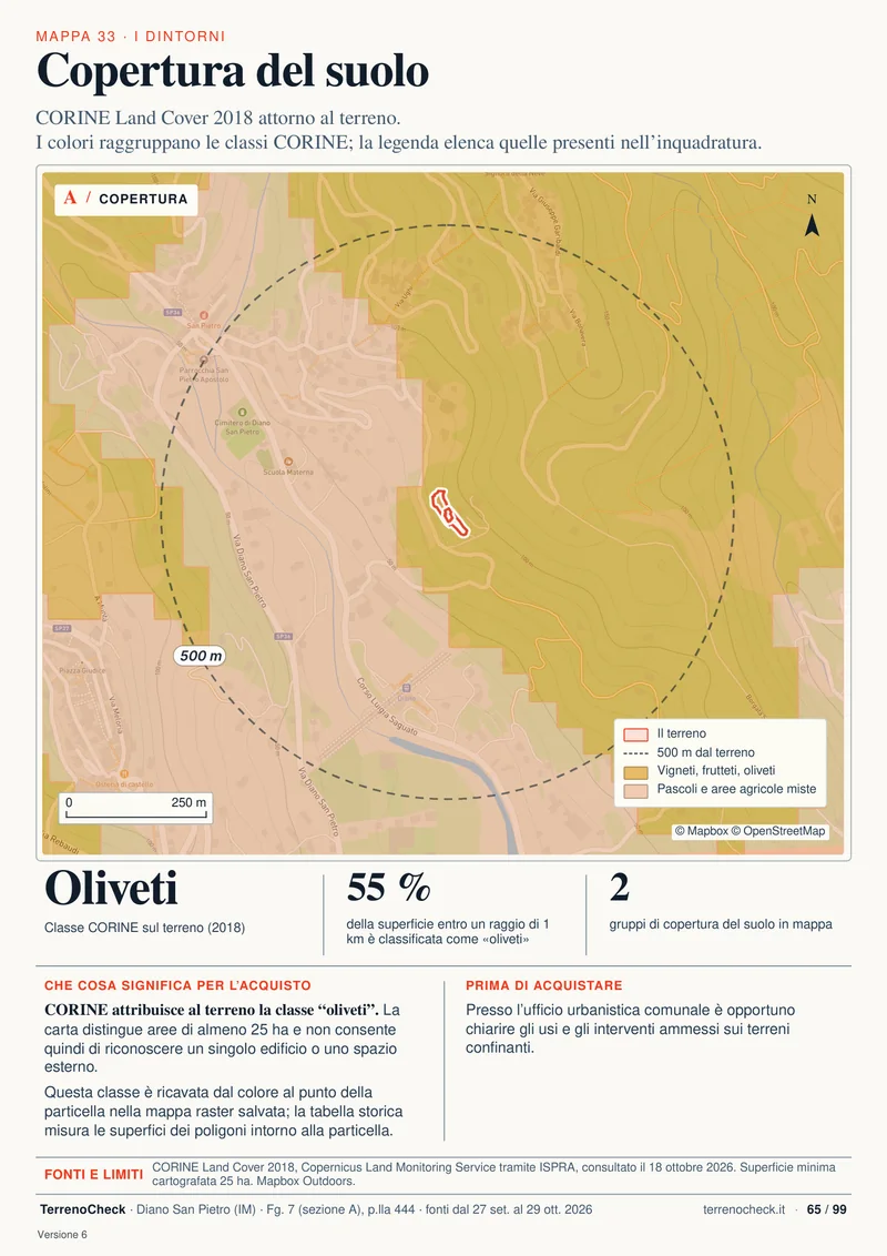 Pagina 65: Copertura del suolo